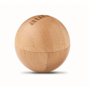 Lippenbalsem in bamboe doosje SOFT LUX  met opdruk