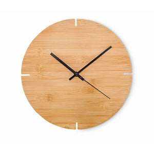 Ronde bamboe wandklok ESFERE  4