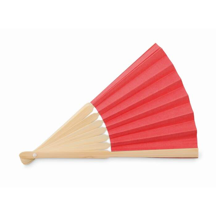 Waaier bamboe rood 3 kleuren tp 13085