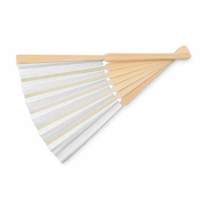 Waaier bamboe geel 4 kleuren tp 13080