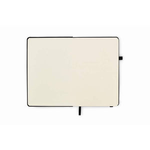 Gerecycled PU A5 notitieboek blauw Full colour 4312