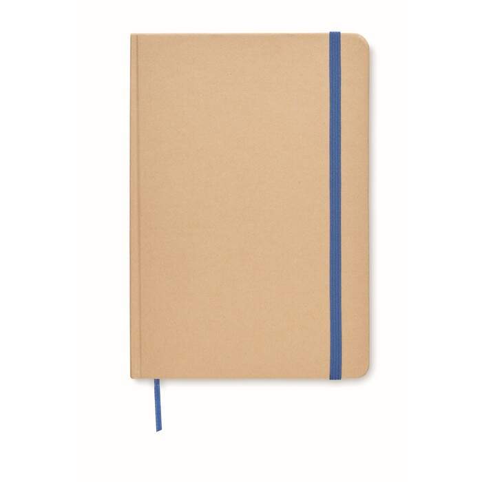 A5 notitieboekje gerecycled blauw 1 kleur 375