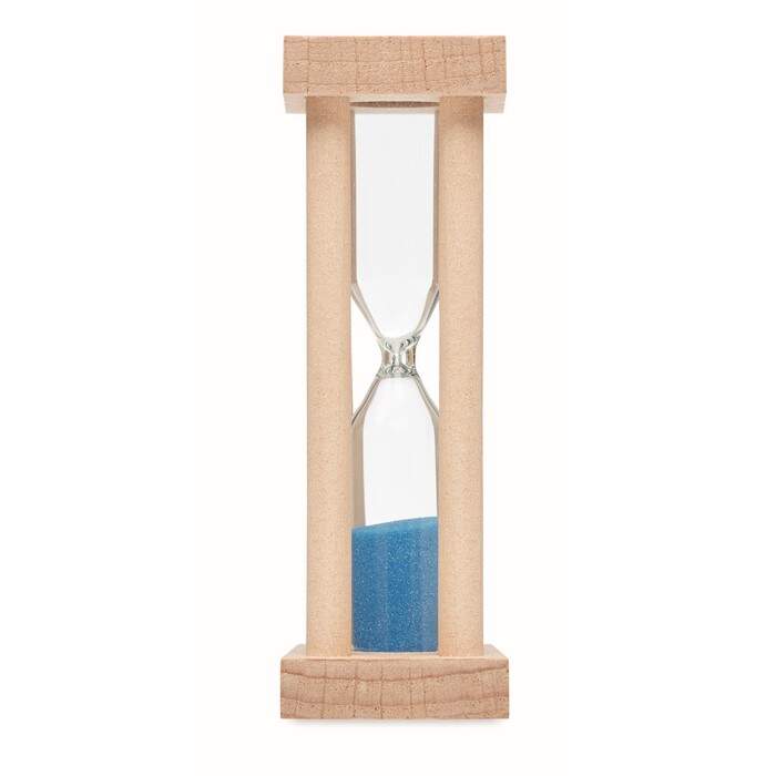 Houten zandloper 3 minuten sample