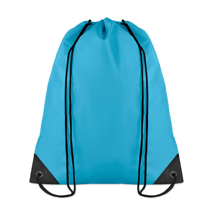 Rugzakje met koord zwart 2 kleuren zd 10554