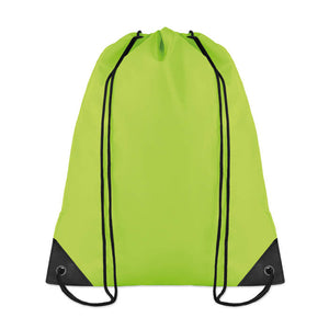 Rugzakje met koord zwart 1 kleur tr 10553