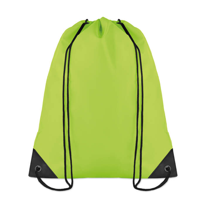 Rugzakje met koord zwart 1 kleur tr 10553