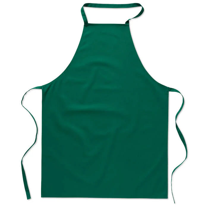Katoenen keukenschort rood 1 kleur zd 5865