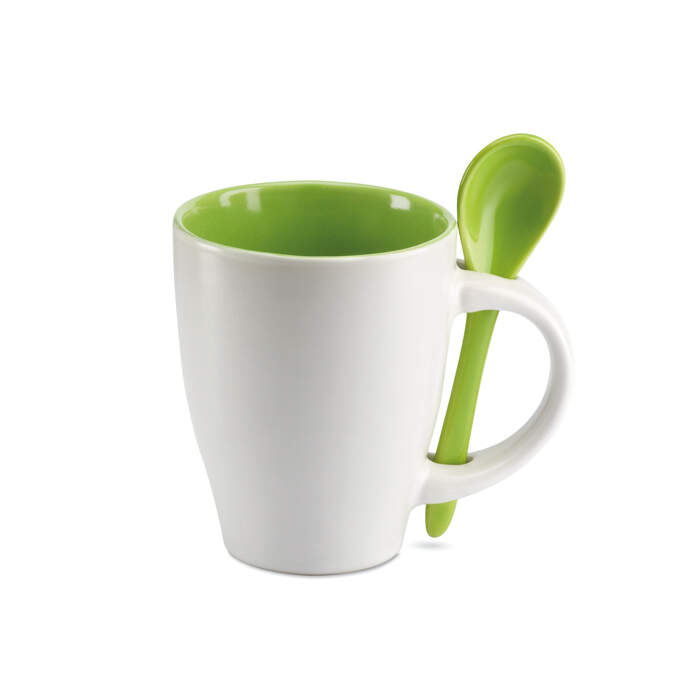 Mok met bijpassende lepel   sample