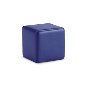 Anti-stress vierkant blauw 1 kleur tr 785