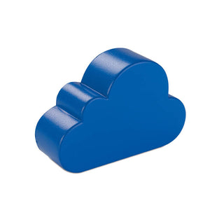 Anti-stress wolkvorm in wit of blauw bedrukken