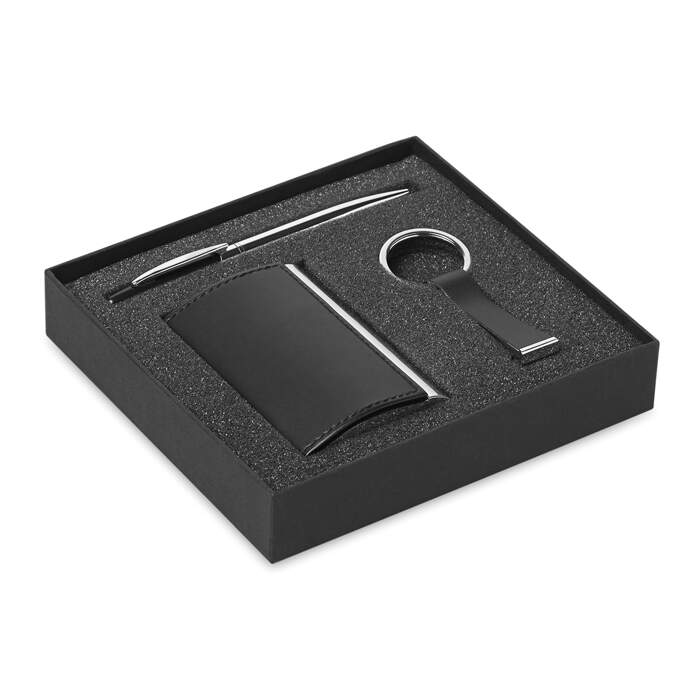 Zakelijke geschenkset KADEAU zwart 2 kleuren tp 13512