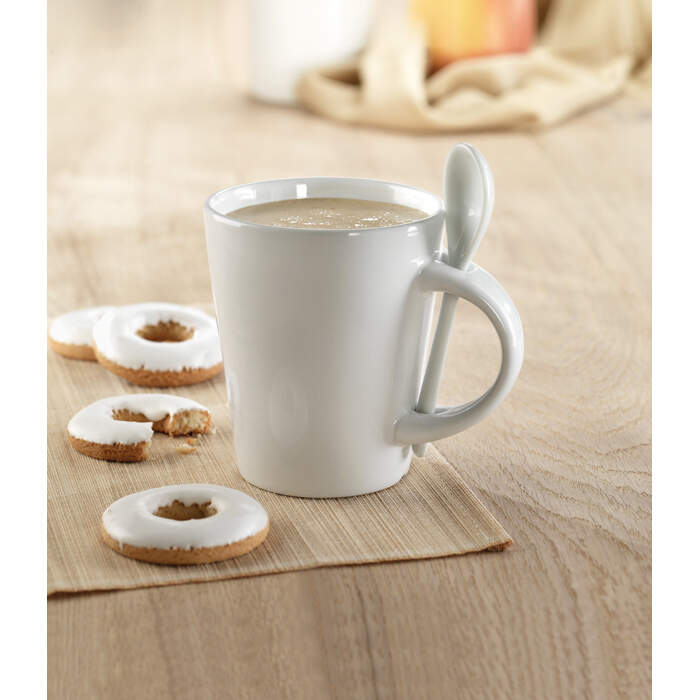 Sublimatie mok met lepel bedrukken