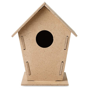 Vogelhuisje van MDF hout Doming 13066