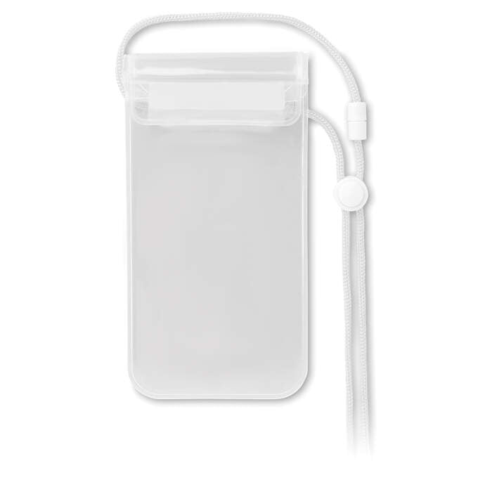 Waterdichte smartphonehoes transparant groen 1 kleur zd 13257