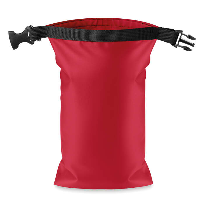 Waterbestendige bag rood 1 kleur zd 13241