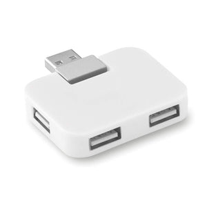 USB Hub SQUARE rood Full colour 12748