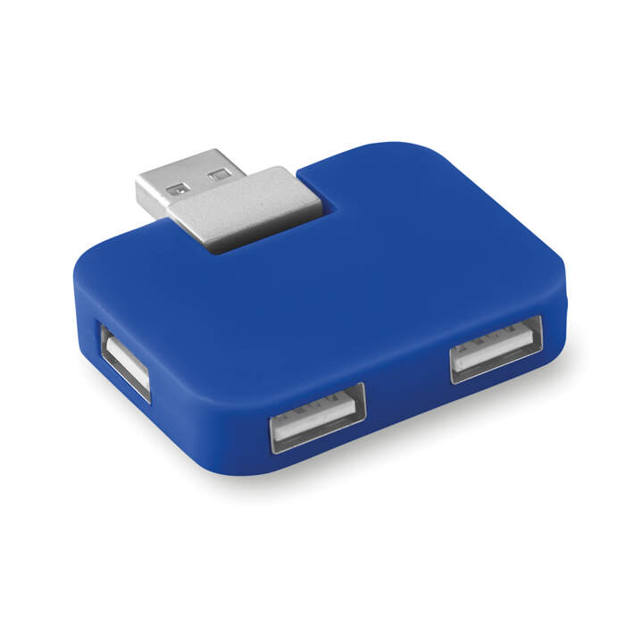 USB Hub SQUARE zwart Full colour 12749