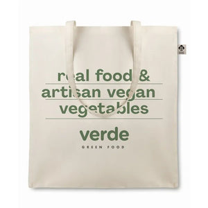 Katoenen boodschappentas ORGANIC COTTONEL  met opdruk