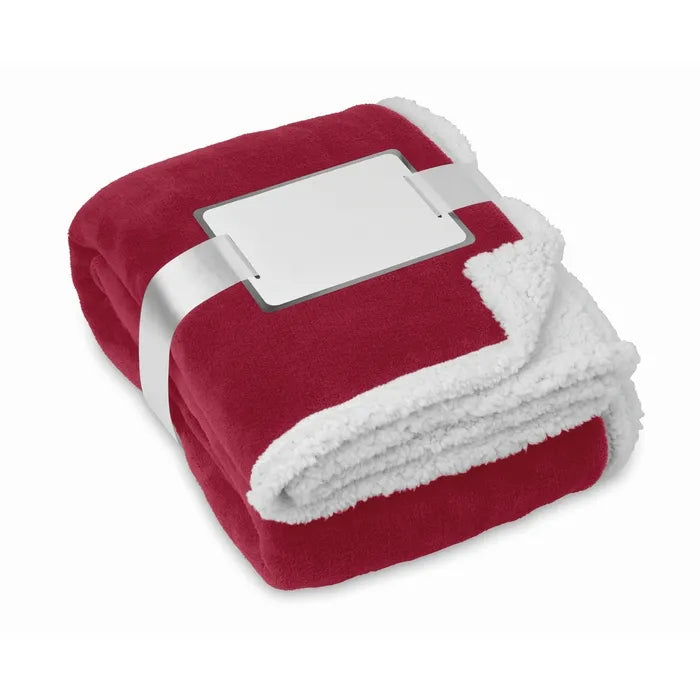 Dekens, koraal fleece/sherpa ZERMATT bedrukken