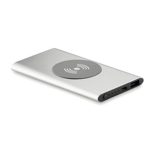 Draadloze Powerbank POWER&WIRELESS rood Graveren 2979