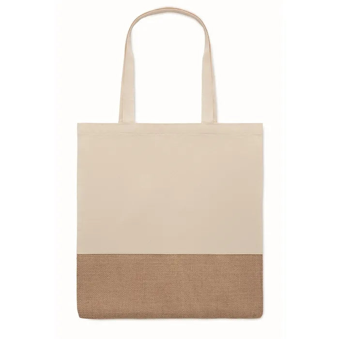 Boodschappentas met jute INDIA TOTE bedrukken