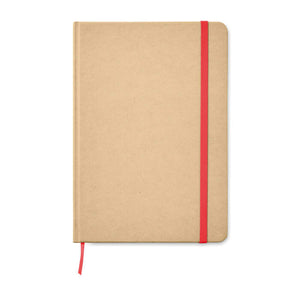 Recycled A5 notitieboek zwart 2 kleuren zd 9741