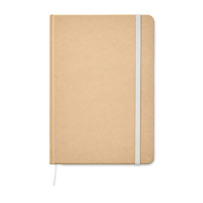 Recycled A5 notitieboek zwart 3 kleuren zd 9742