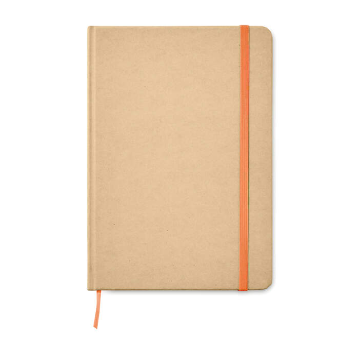 Recycled A5 notitieboek zwart 4 kleuren zd 9743