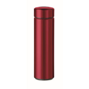 Dubbelwandige drinkfles 470 ml zwart onbedrukt 3325