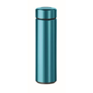 Dubbelwandige drinkfles 470 ml blauw onbedrukt 3321