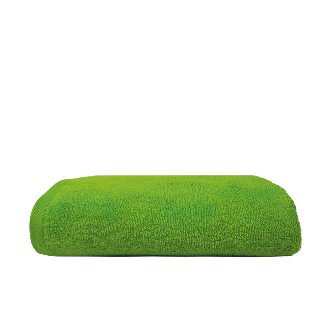 Strandlaken XL 100x210 lichtgrijs Borduren 12129