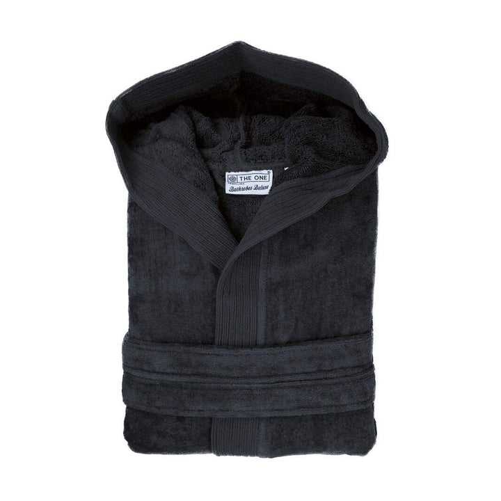 Velours badjas met kapuchon  sample