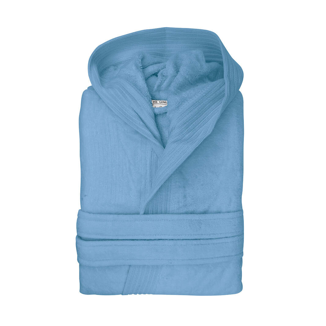 Velours badjas met kapuchon  sample