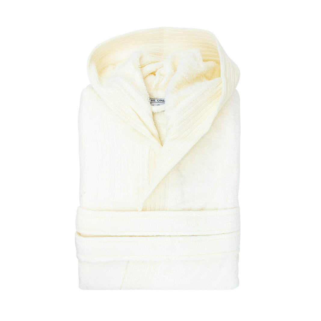 Velours badjas met kapuchon  sample