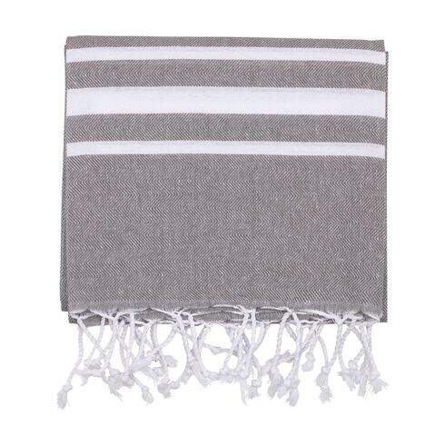 Oxious Hammam Towels - Vibe Luxury stripe hamamdoek roze onbedrukt 8862