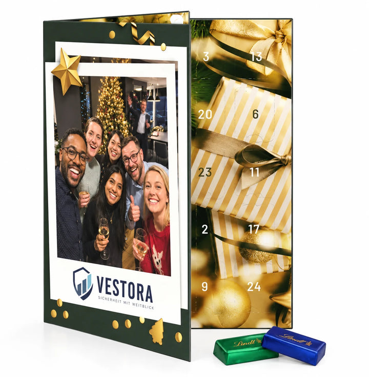 Lindt adventskalender portretformaat met omslag