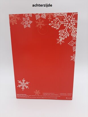 A4 adventskalender full colour bedrukt met Callebaut chocolade