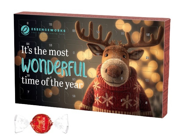 adventskalender met lindor ballen