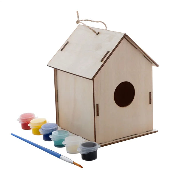 Doe-het-zelf vogelhuisje TItmice bedrukken
