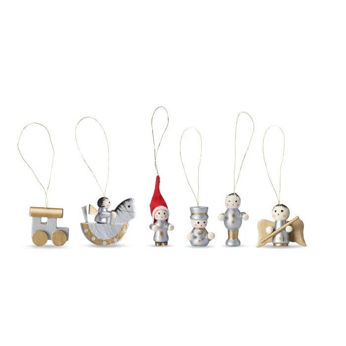 Set van 6 kerstdecoraties Standaard Full colour 11124