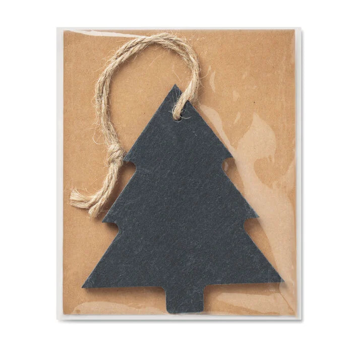 Kerstboom hanger van leisteen sample