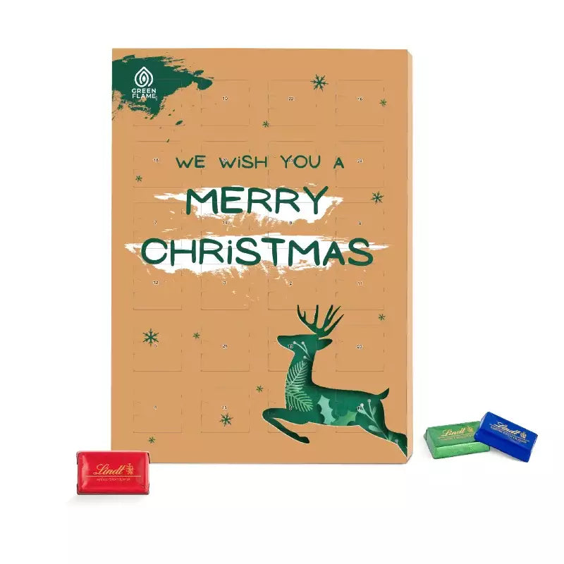 Lindt Merk adventskalender bedrukken