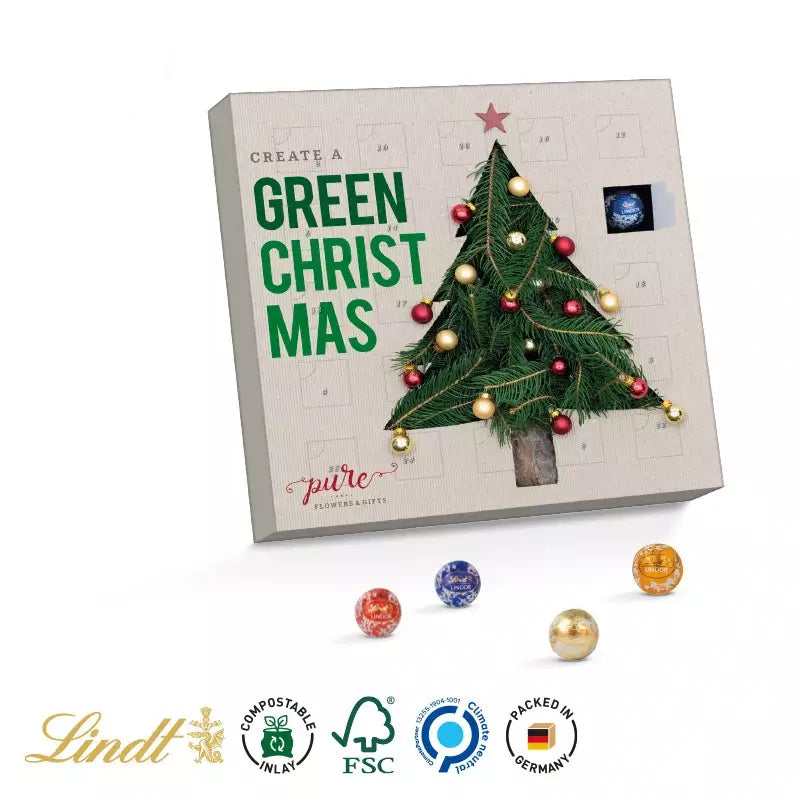 Lindt chocolade ballen adventskalender 7033