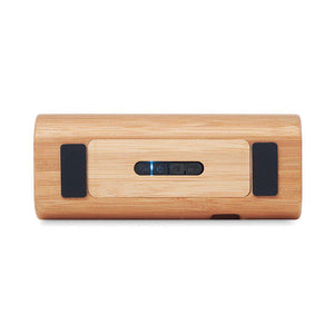 5W draadloze bamboe speaker bedrukken