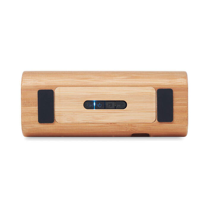 5W draadloze bamboe speaker bedrukken