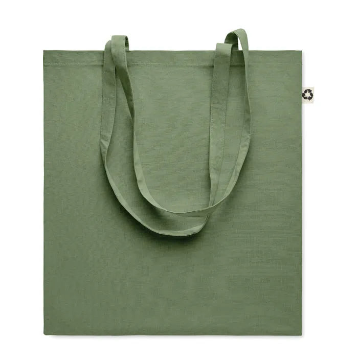 Boodschappentas recycled katoen ZOCO COLOUR  met opdruk