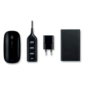 Computer accessoireset zwart 2 kleuren tp 2338