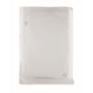 Biodegradable poncho transparant onbedrukt 1582