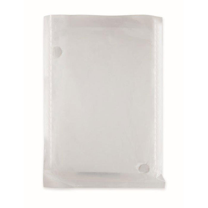 Biodegradable poncho transparant onbedrukt 1582