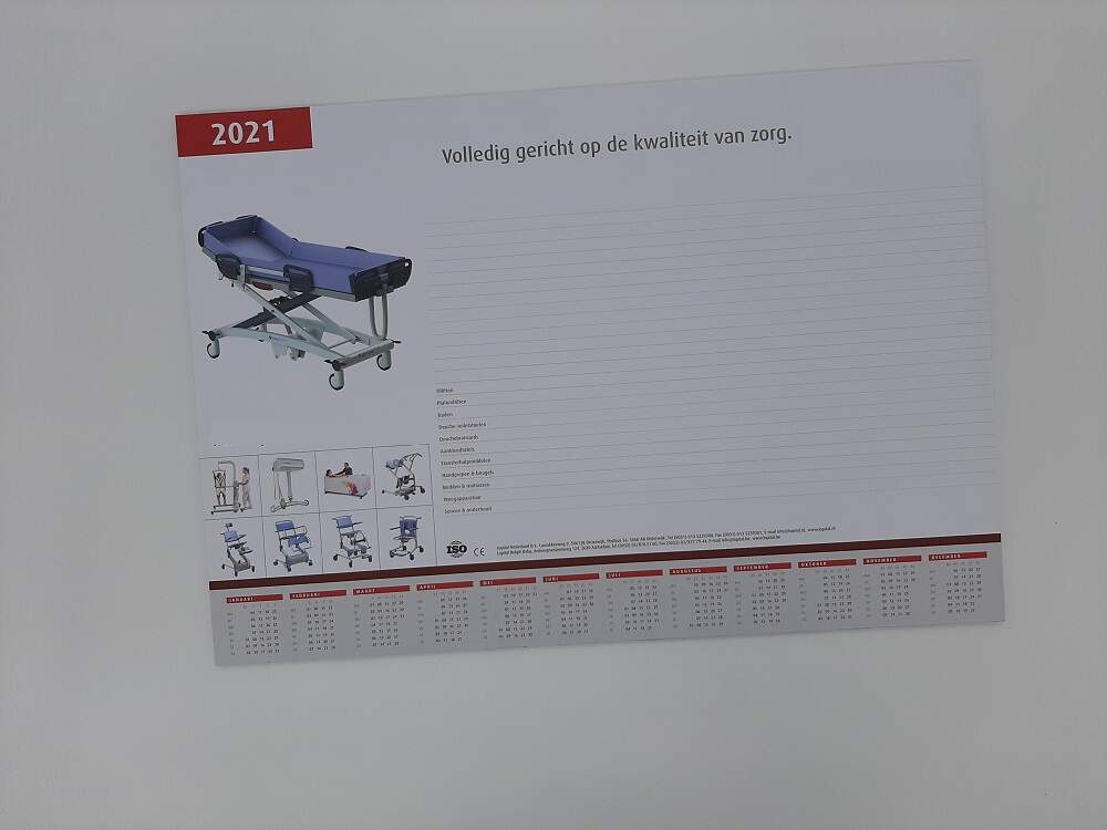 Bureau Onderlegger A3 25 vel bedrukken